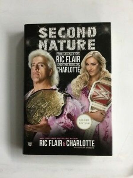 Charlotte Flair and Rick Flair's joint biography 'Second Nature: The Legacy of Ric Flair and the Rise of Charlotte'.