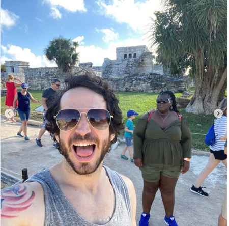Gabourey and Brandon went to Mexico for his Birthday.