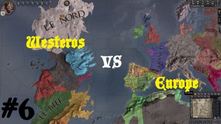 Comparison of the Westeros map with Europe's map.  