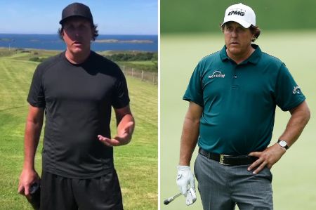 Phil has undergone weight loss.