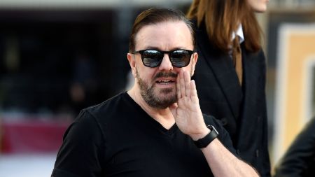 Ricky Gervais's net worth is estimated to be around $130 million.