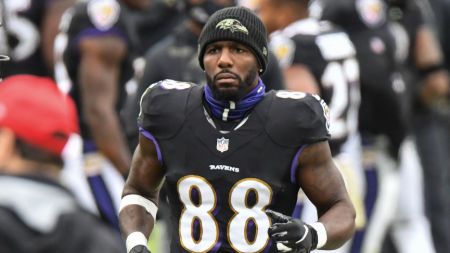 Dez Bryant har spillet for Baltimore Ravens siden november 2020.