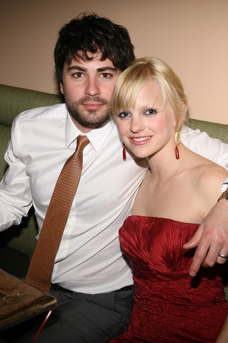 Anna Faris and her first husband Ben Indra.