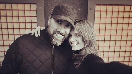 Stana Katic and husband Kris Brkljac in a selfie take by her.