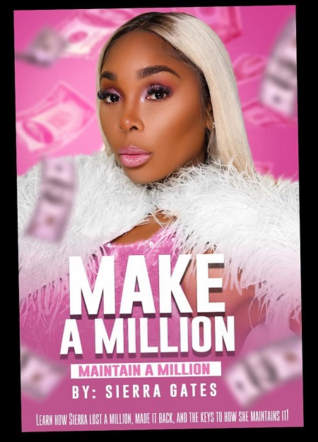 Sierra Gates book cover for 'Make a Million, Maintain a Million'.