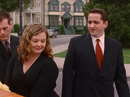 Melissa McCarthy with her husband Ben Falcone in 'Gilmore Girls'.