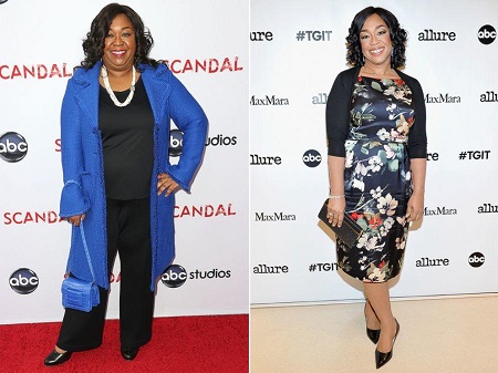 Before and after photos of Shonda Rhimes' Weight Loss journey.
