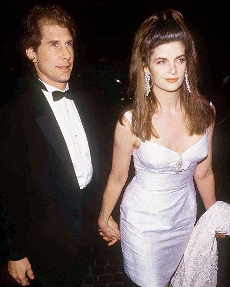 Kirstie Alley with her second husband Parker Stevenson.