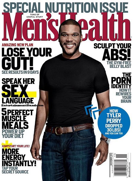 Tyler Perry on the cover of Men's Health.