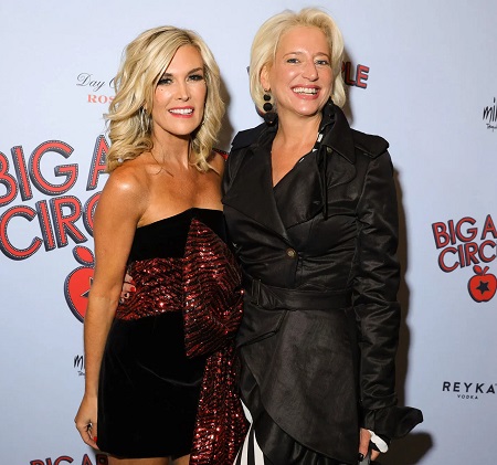 Tinsley Mortimer and Dorinda Medley attend the Opening Night Performance Of Big Apple Circus at Lincoln Center on October 28, 2018, in New York City.