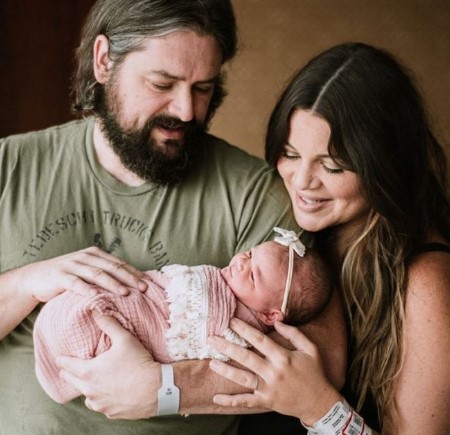 clay cook and brooke cook welcomed their third child.