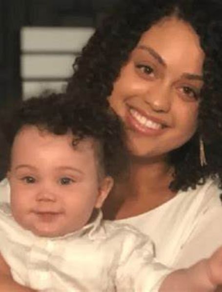 Toriah Lachell is with her son, Jayson Christopher Tatum Junior.