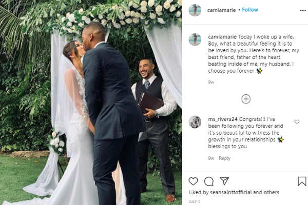 Rome Flynn's ex, Camia tied the knot with her boyfriend turned husband, Anthony Williams.