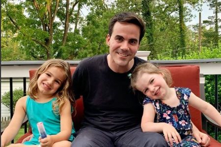 Robert Costa with his nieces.