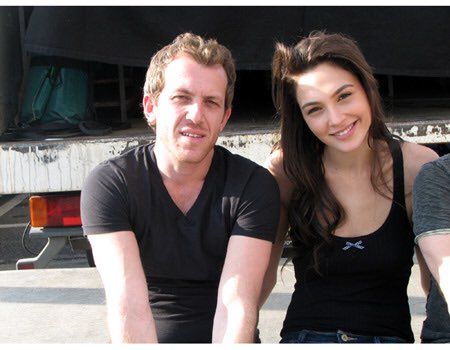 Yaron Varsano and Gal Gadot pose for a photograph in their early days