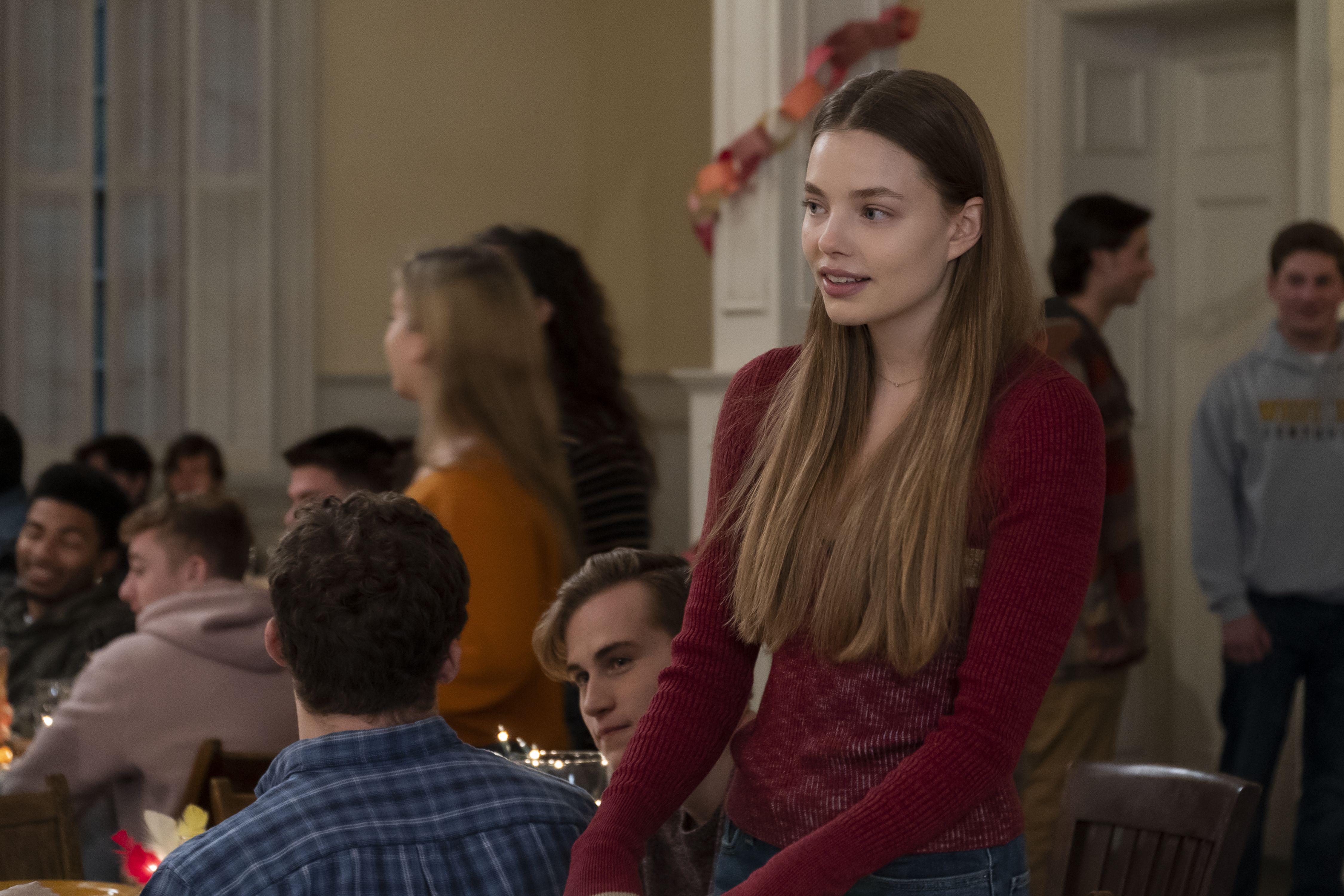 Kristine froseth performed the role of Kelly Aldrich in the series The society