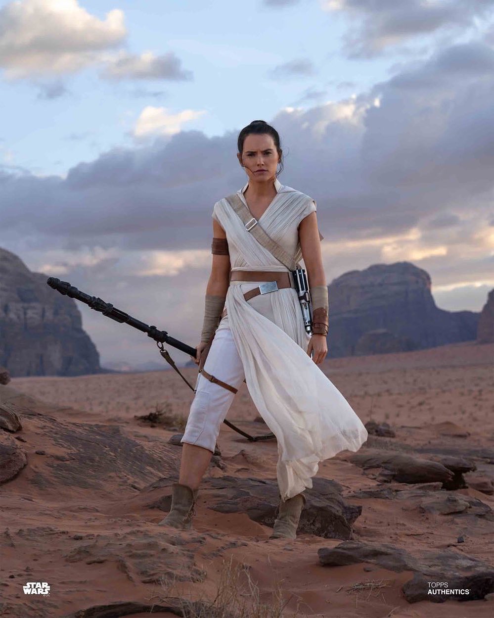 Daisy Ridley played the role of Rey in the Star War franchise.