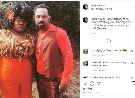 Although Da'Vine Joy Randolph doesn't stay vocal about her private life, she did share a photo of herself with Mike Epps.