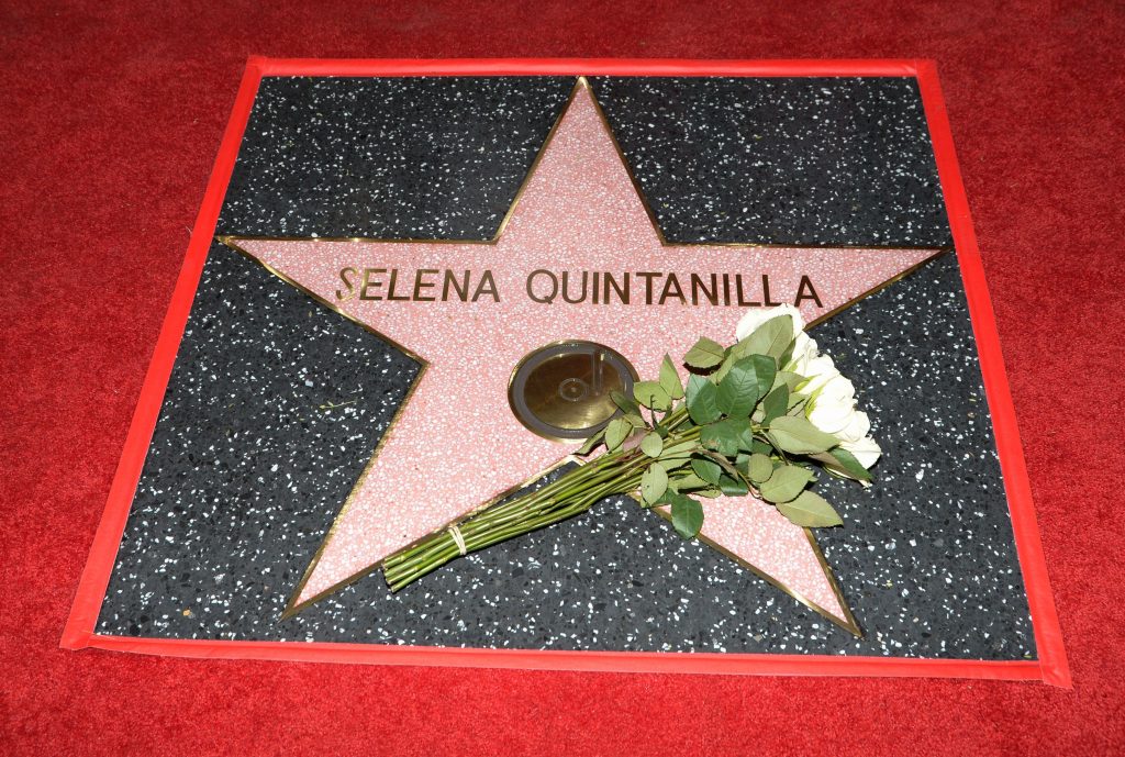 After the death of Selena Quintanilla she was honored with a star on the Hollywood Walk of Fame in 2017.