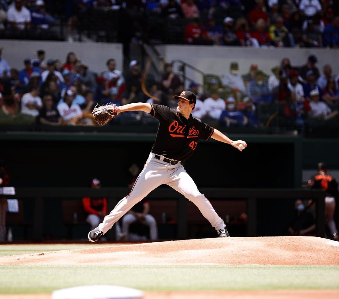 John Means is the pitcher for Baltimore Orioles.