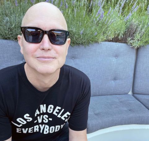 Former television personality Mark Hoppus updates fans that the singer is recovering from his fourth-stage cancer via Twitter that the chemotherapy is fighting against it on Monday, July 19, 2021.