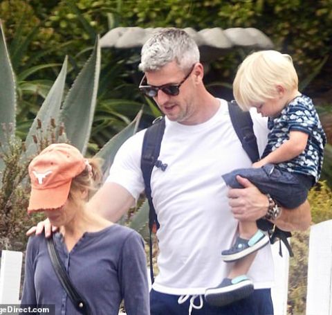 Ant Anstead and Renne Zellwegner with Ant's 20-month old son Hudson London Anstead.