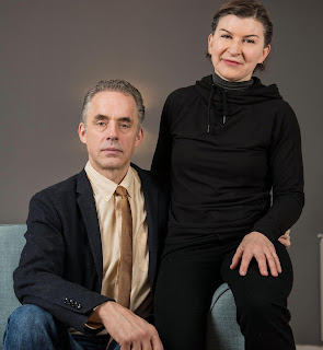 Tammy Peterson is with her husband, Jordan Peterson.
