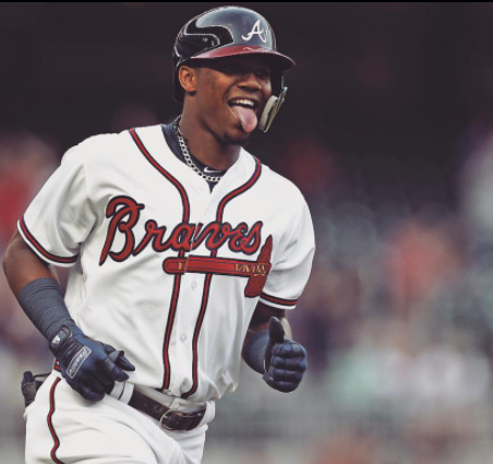 Ronald Acuna Jr. was named the National League team's Rookie of the year in 2018.