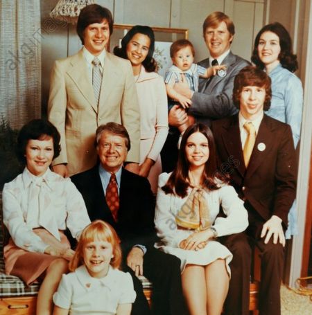Jimmy Carter and Rosalynn Carter's kids already had married and had their respective kids.