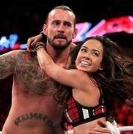 CM Punk and his wife Aj Lee.