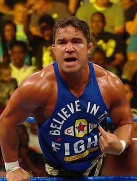 Chad Gable's reaction before the fight.