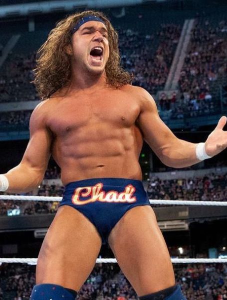 Chad Gable after winning his match.