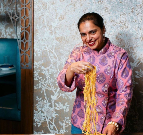 Maneet Chauhan attended Manipal University's WelcomGroup Graduate School of Hotel Administration, Manipal, India.