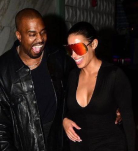Chaney Jones was seen with musician and rapper Ye on Monday night, dressed in a black bodysuit and lacey thigh-high boots.