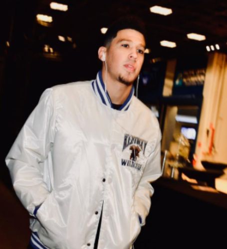 Devin Booker displayed his exceptional athletic ability while in high school. 