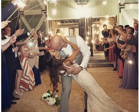 Mike Caussin and Jana Kramer shared their vows in 2015.