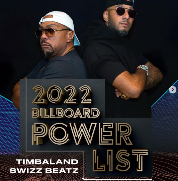 Timbaland with Swizz Beatz.