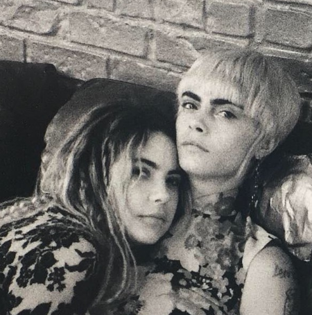 Cara Delevingne and Ashley Benson were spotted kissing publicly.