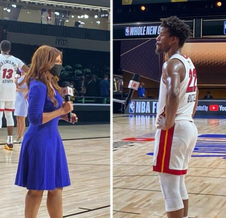 Twitter erupted with rumors that ESPN host Rachel Nichols is hooked up with NBA star Jimmy Butler.