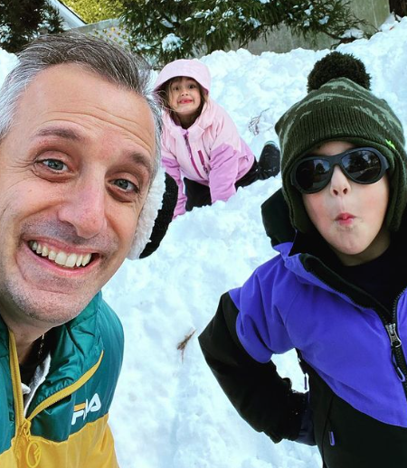 Joe Gatto with his children.Photo Source: Instagram