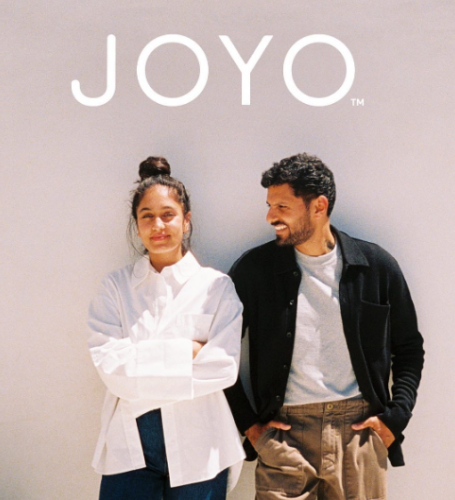 Jay Shetty and his wife, Radhi Devlukia-Shetty, launched JOYO, a new line of adaptogenic sparkling teas, today.