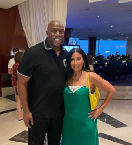 Magic Johnson claims that informing his wife Cookie about his HIV diagnosis was the "most difficult" thing he's ever had to do.