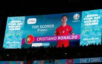 Portugal Forward Cristiano Ronaldo Wins EURO 2020 Alipay Top Scorer Award
